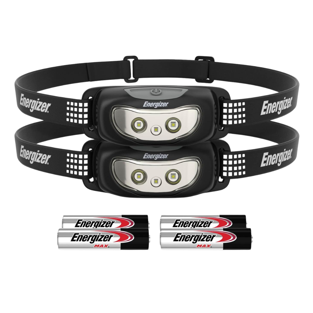 2-Pack Energizer Universal Plus LED Headlamp With Batteries