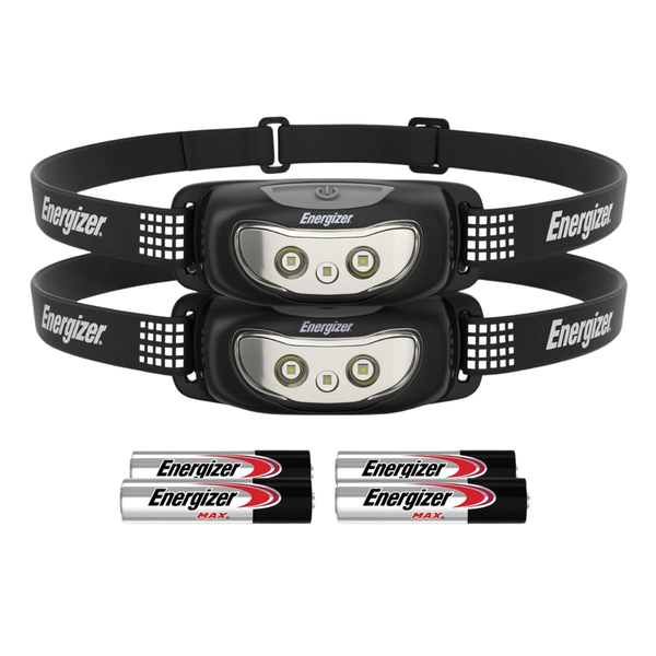2-Pack Energizer Universal Plus LED Headlamp With Batteries