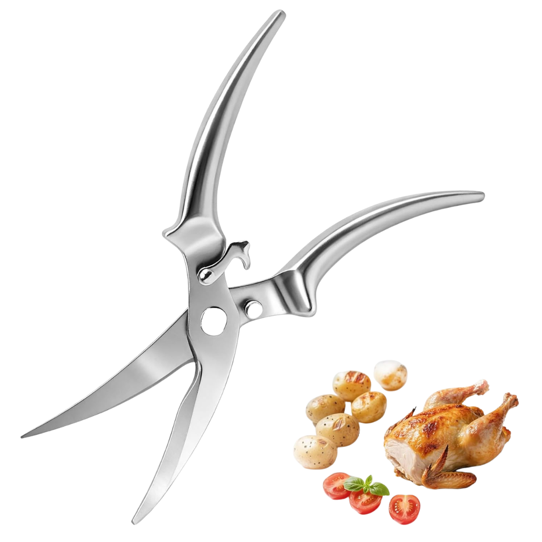 Heavy Duty Stainless Steel Kitchen Scissors With Safety Lock