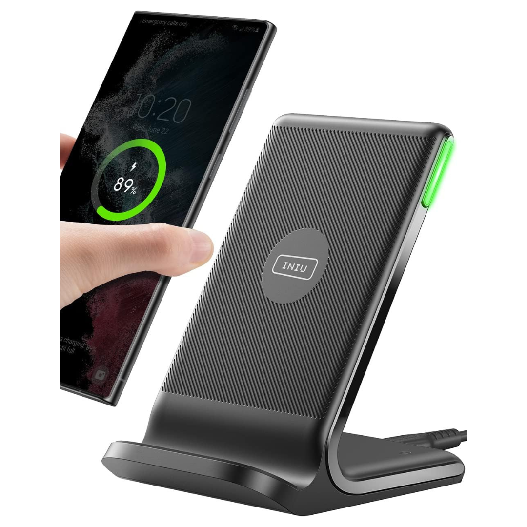 INIU 15W Qi-Certified Wireless Charger With Adaptive Light