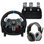 Logitech G29 Driving Force Racing Wheel & Pedals + ASTRO A10 Gen 2 Wired Headset