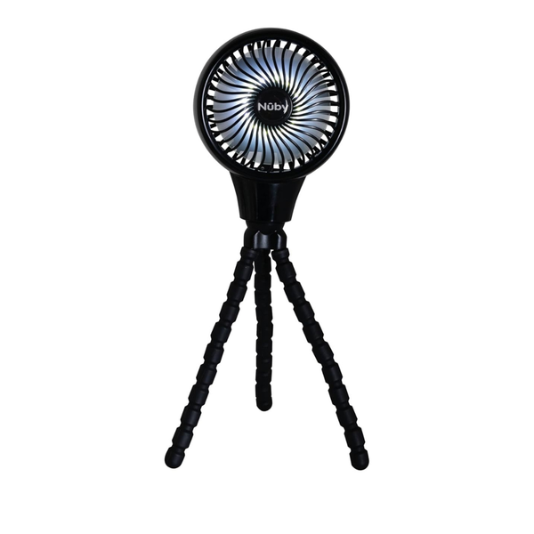 3-Speed Portable Oscillating Stroller Fan With Adjustable Legs