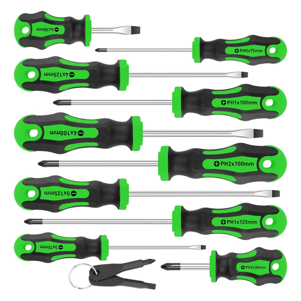 10-Piece Portable Multifunction Magnetic Screwdrivers Set