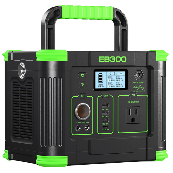 Portable 330W Power Station With 60W USB-C PD