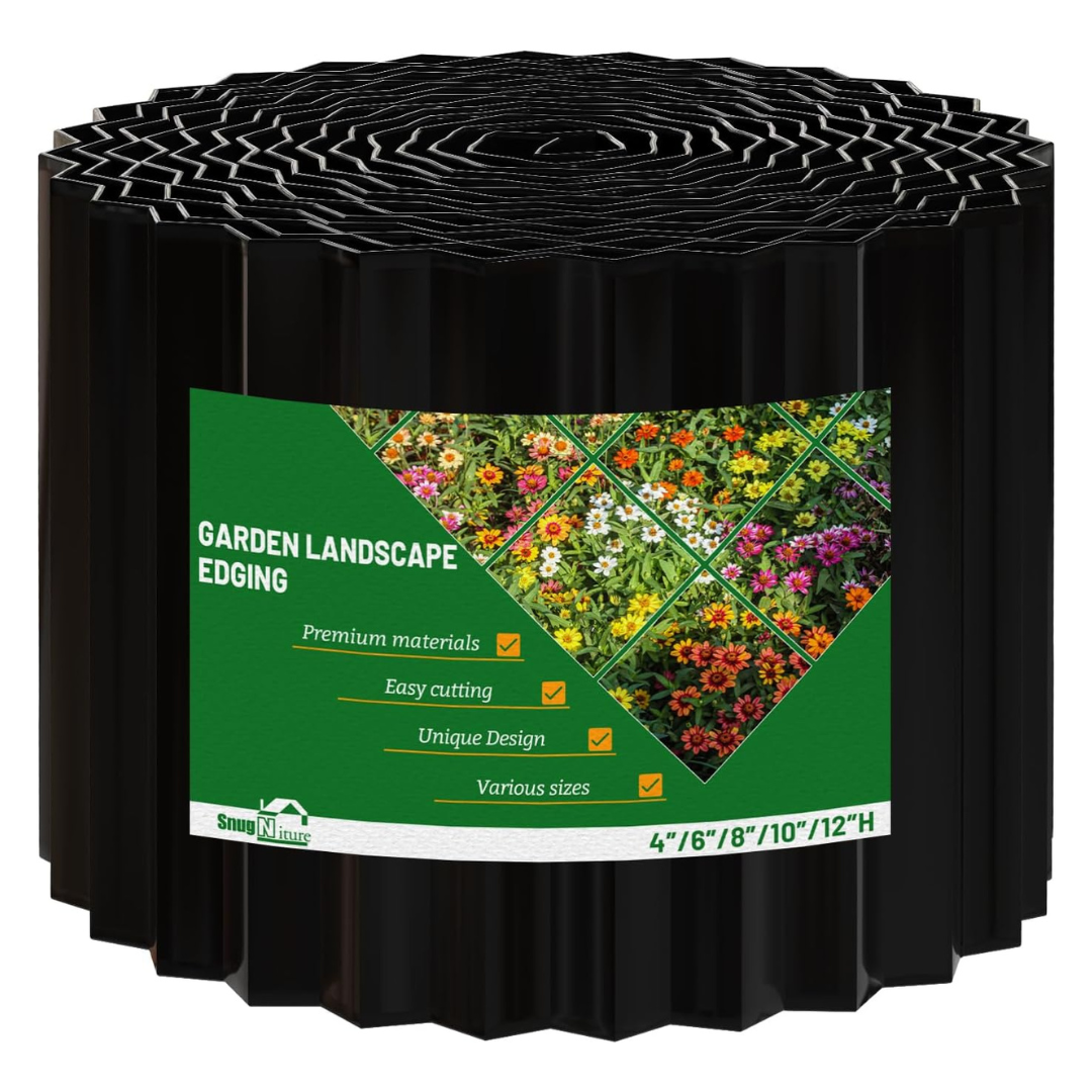 6" x 20' Metal Sturdy Lawn Edging Border