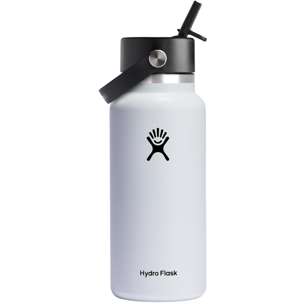 32-Oz Hydro Flask Wide Mouth Flex Straw Water Bottle