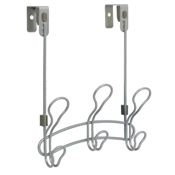 Mainstays SnugFit 3-Hook Over-the-Door Towel and Robe Rack
