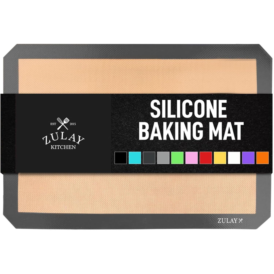 16.5" x 11.6" Zulay Kitchen Reusable Nonstick Silicone Baking Mat