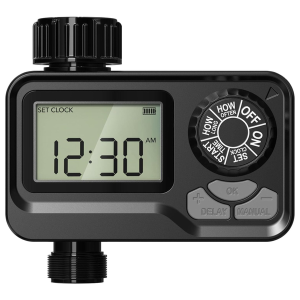 Waterproof Programmable Sprinkler Timer With Rain Delay