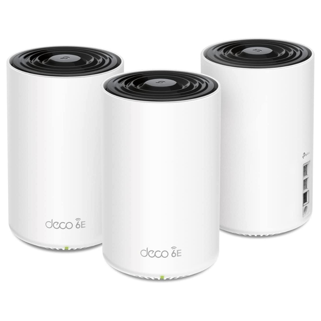 3-Pack TP-Link Deco AXE5400 Tri-Band WiFi 6E Mesh System
