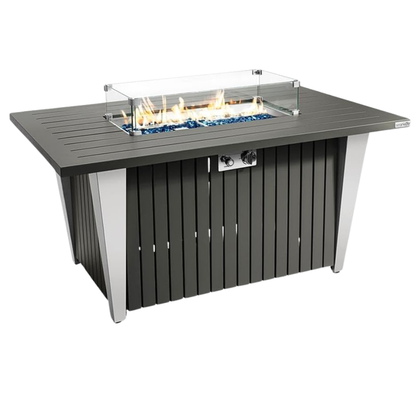 SereneLife 50000 BTU Outdoor Propane Fire Pit Table