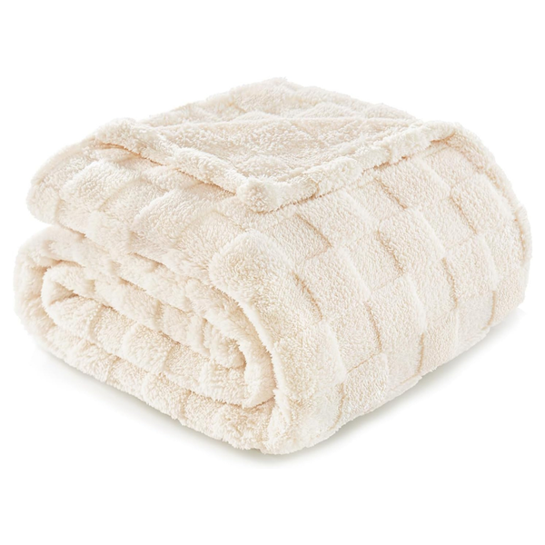 60" x 50" Exclusivo Super Soft Mezcla Fleece Throw Blanket