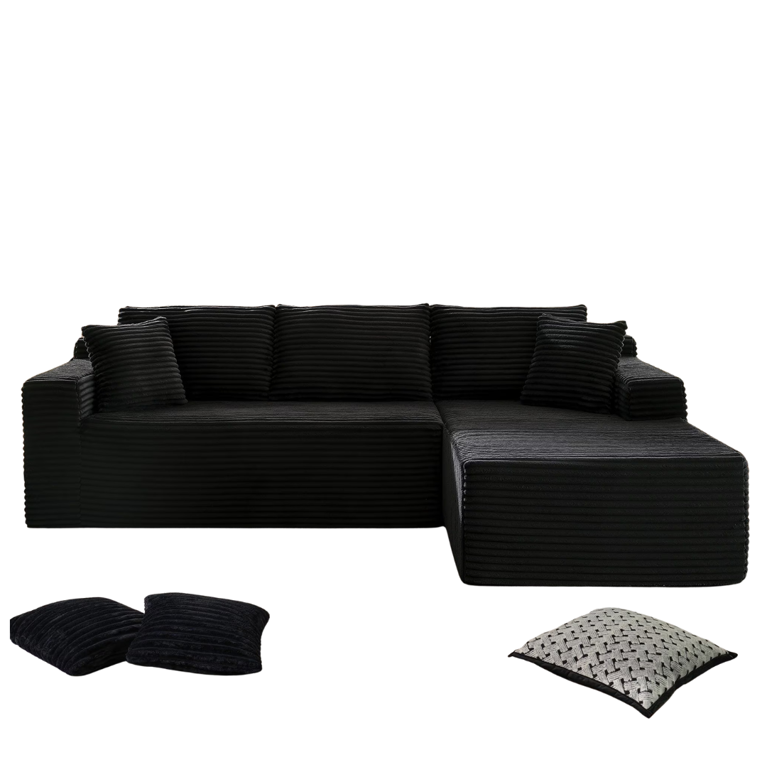 Muumblus Modular Oversized L-Shape Sectional Sofa (Various)