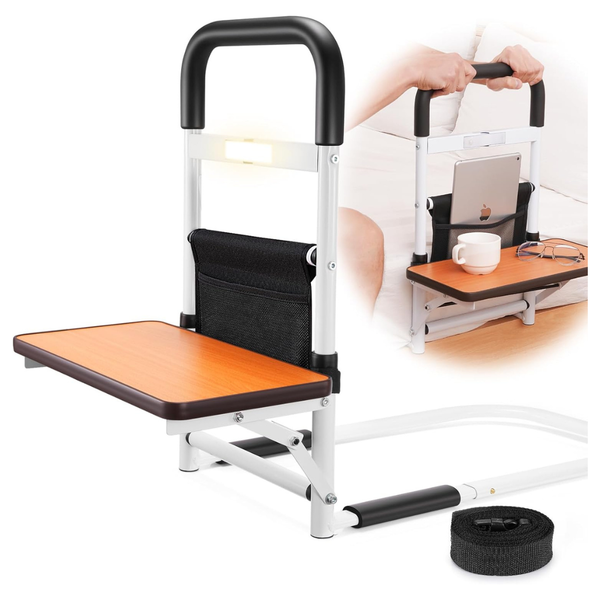 Onlycare Adjustable Bed Side Rails With Storage Pocket