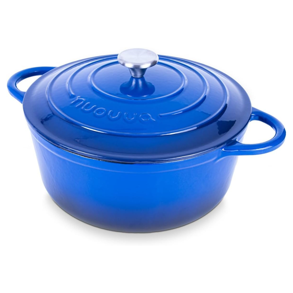 6.4-Quart Cast Iron Non-Stick Ovenproof Casserole Dutch Oven