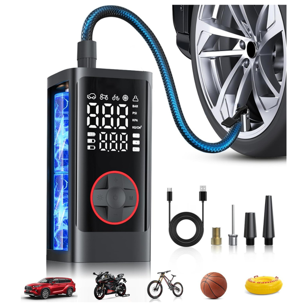 Pumptiva 150PSI Tire Inflator Portable Air Compressor