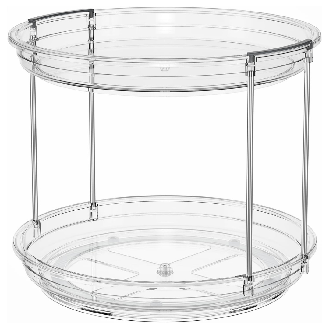 2 Tier 9.25'' Rotating Spice Rack Organization