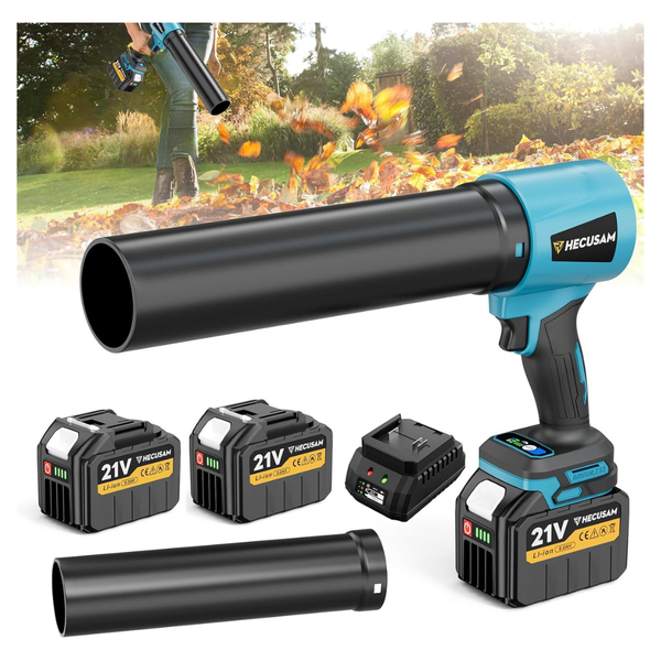 600,000 RPM Leaf Blower Cordless With 2x6.0Ah Battery