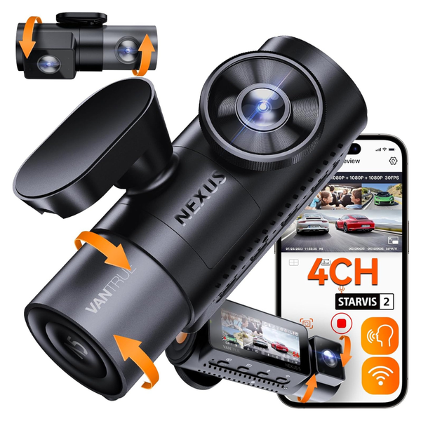 Vantrue N5 4 Channel WiFi 360º All Sides Dash Cam