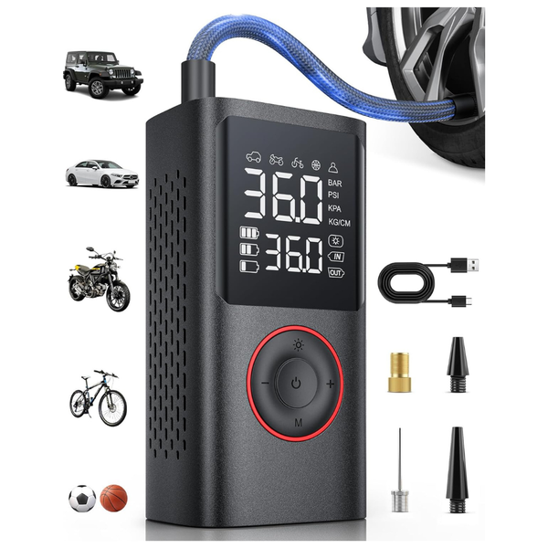 Powools Portable 150PSI Cordless Air Compressor & Tire Inflator