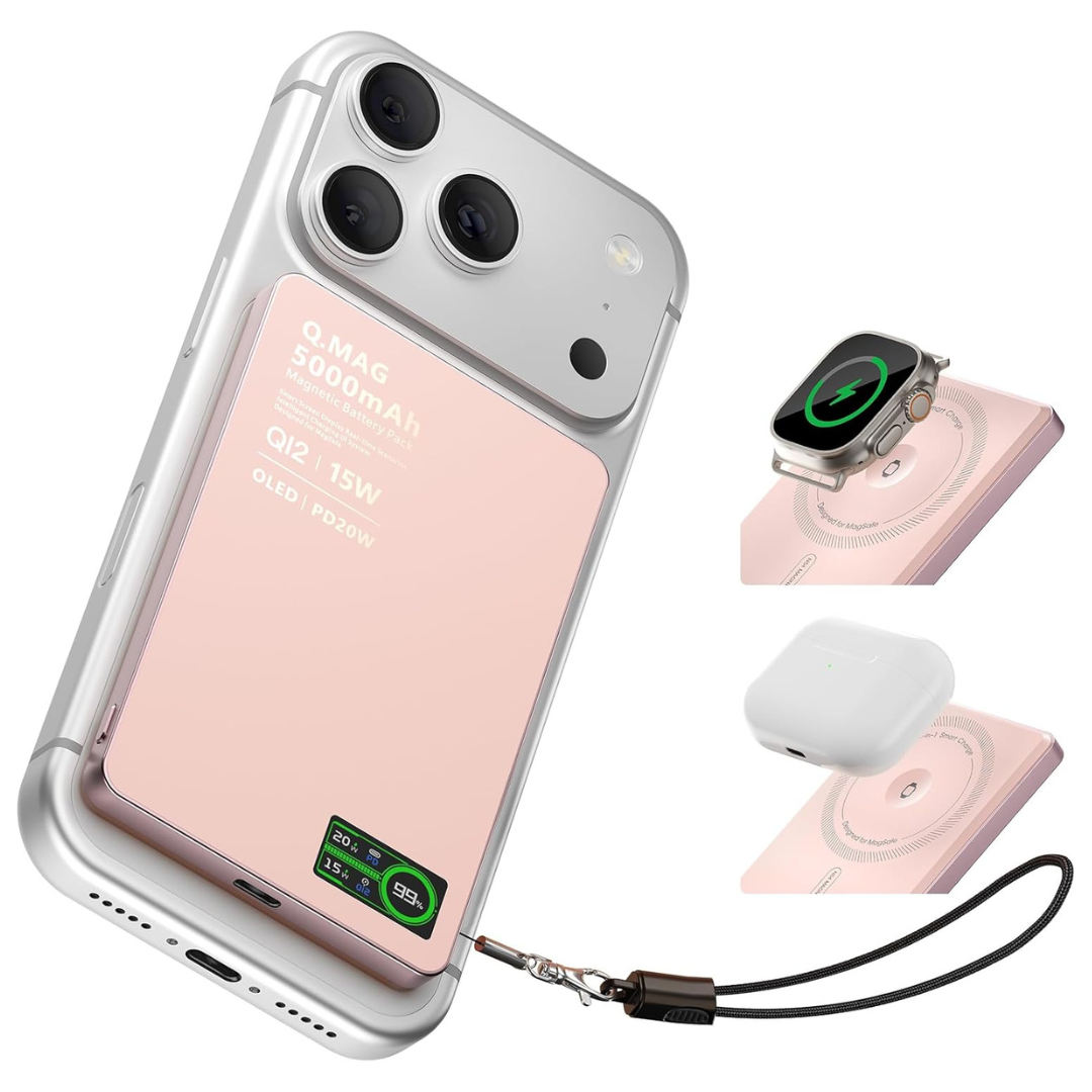 Blackpai 5000mAh Magnetic Power Bank With Apple Watch Charger