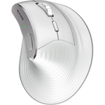 2.4G Multi-Device Wireless Vertical Ergonomic Mouse (White/Black)