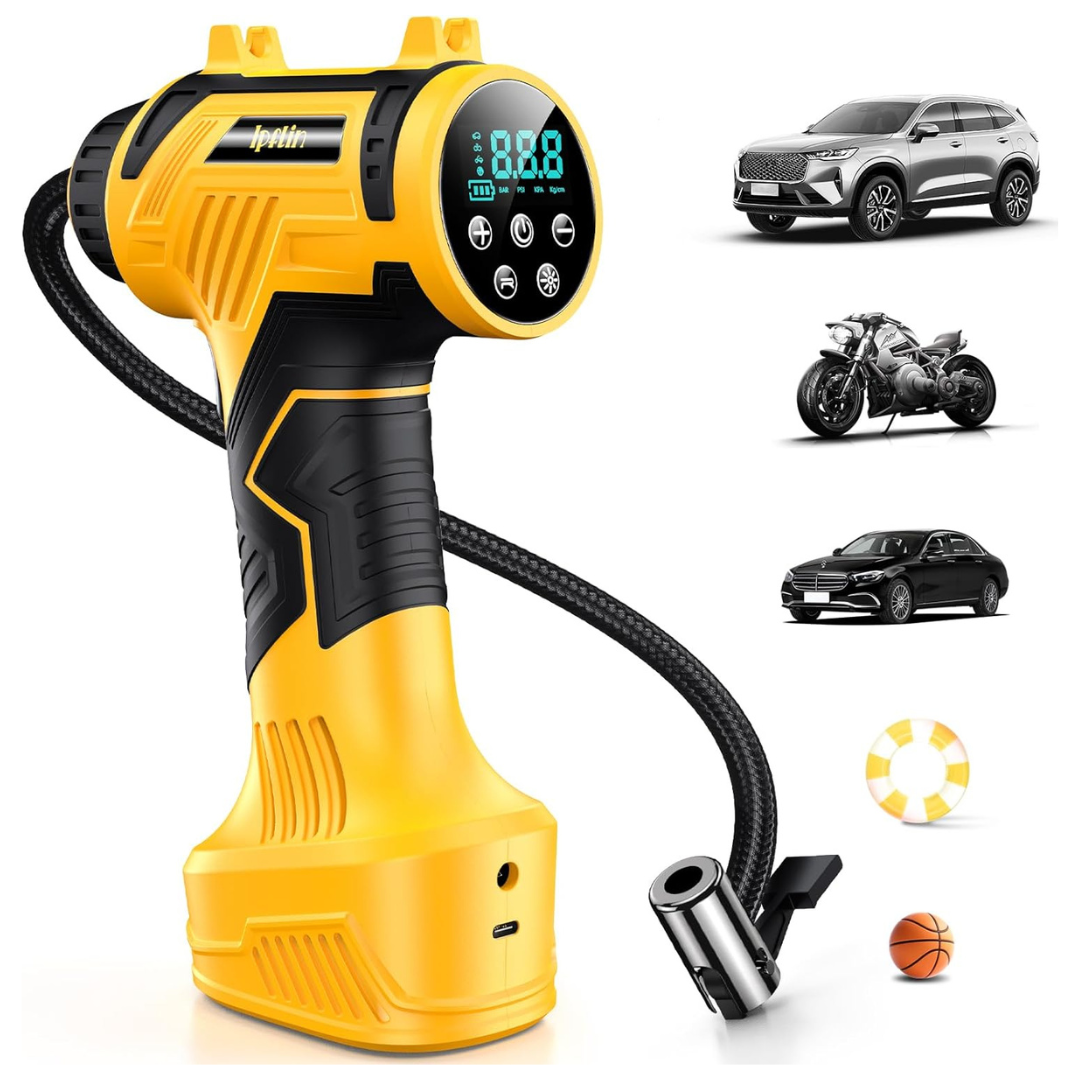 Ipflin 160 PSI Cordless Portable Tire Inflator Air Compressor