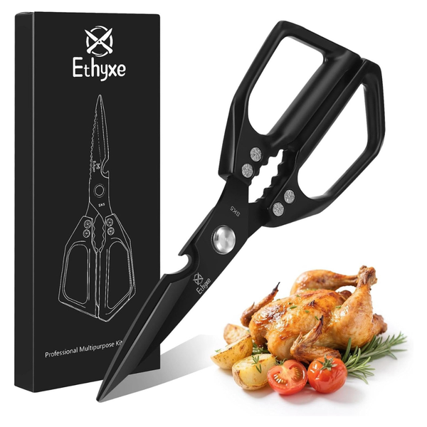 Heavy-Duty Stainless Steel Professional Japanese Kitchen Scissors