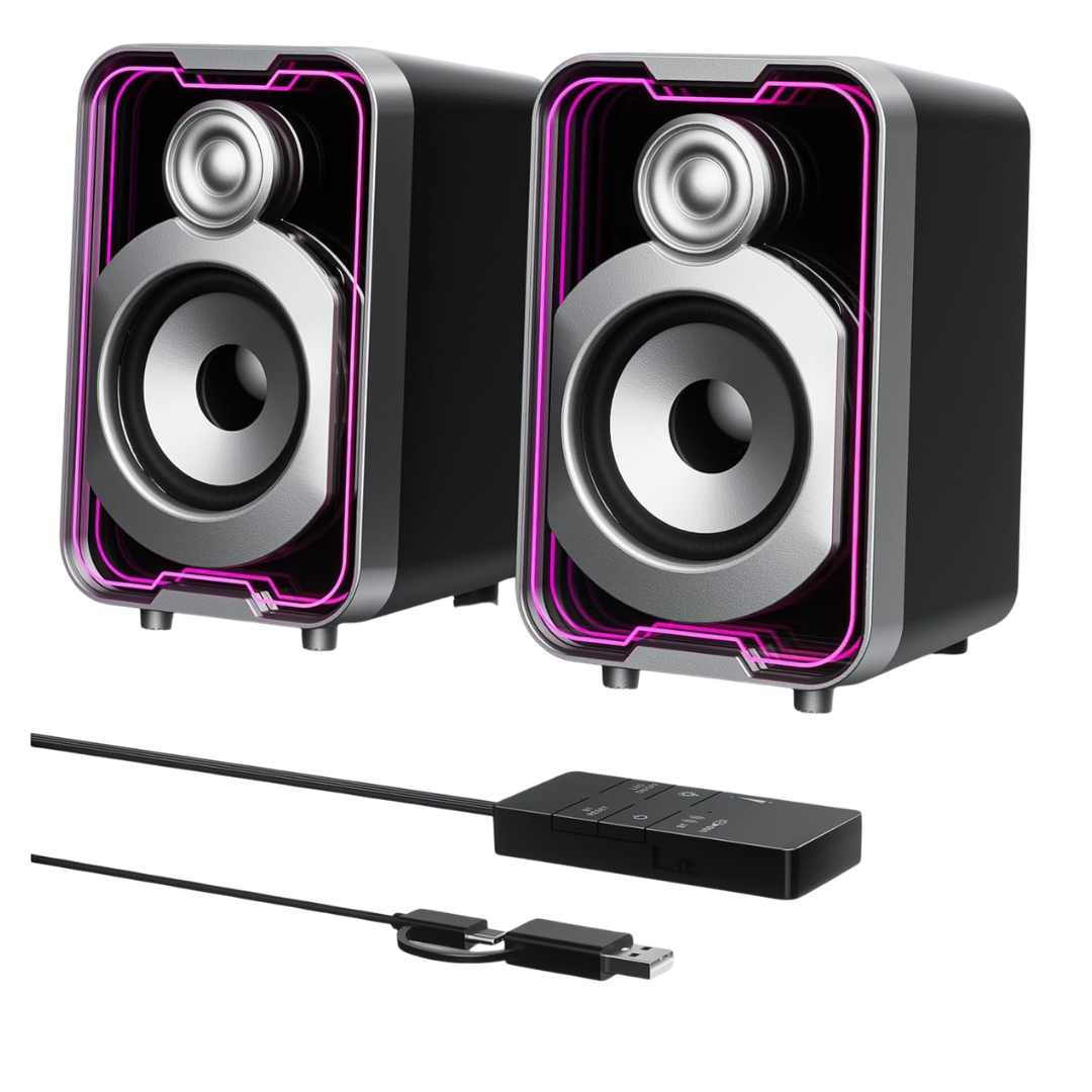 10W USB-Powered Bluetooth 2.0 Computer Speakers