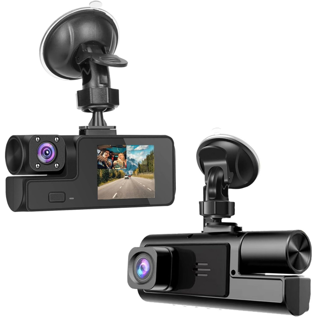1080P Wide Angle Dual Dash Camera For Car