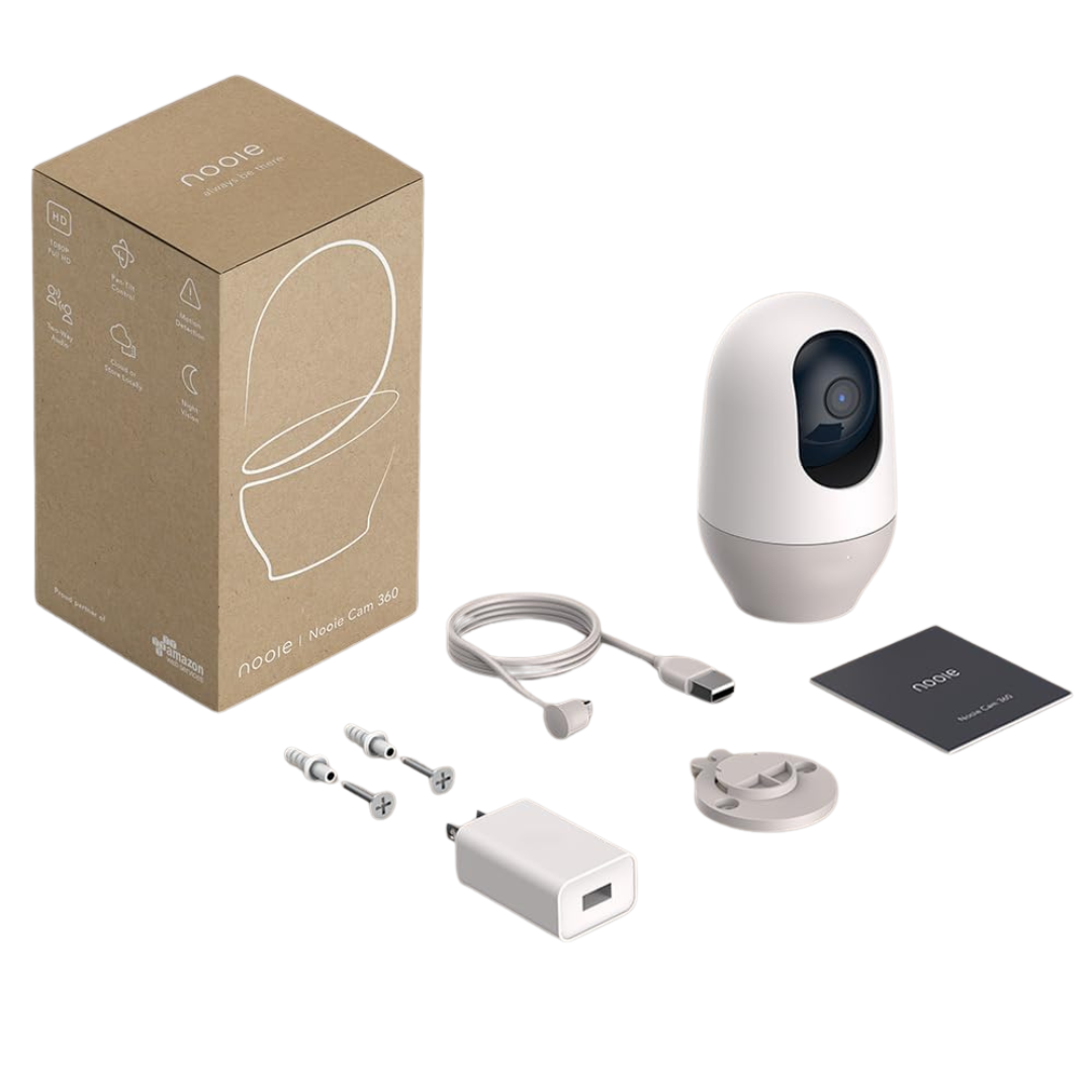 Nooie Baby Monitor WiFi 360 Deg. IP Camera 1080P Home Security Camera