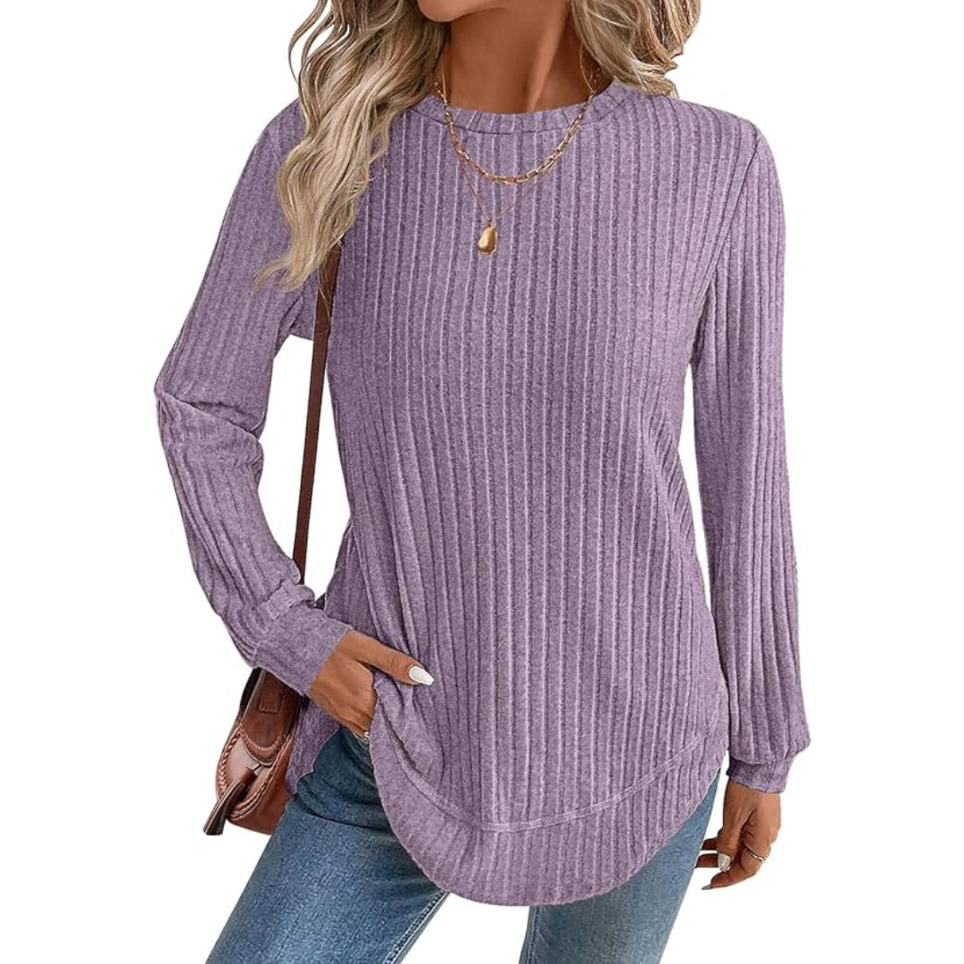 Women's Long Sleeve Loose Fit Lightweight Sweater (Various)