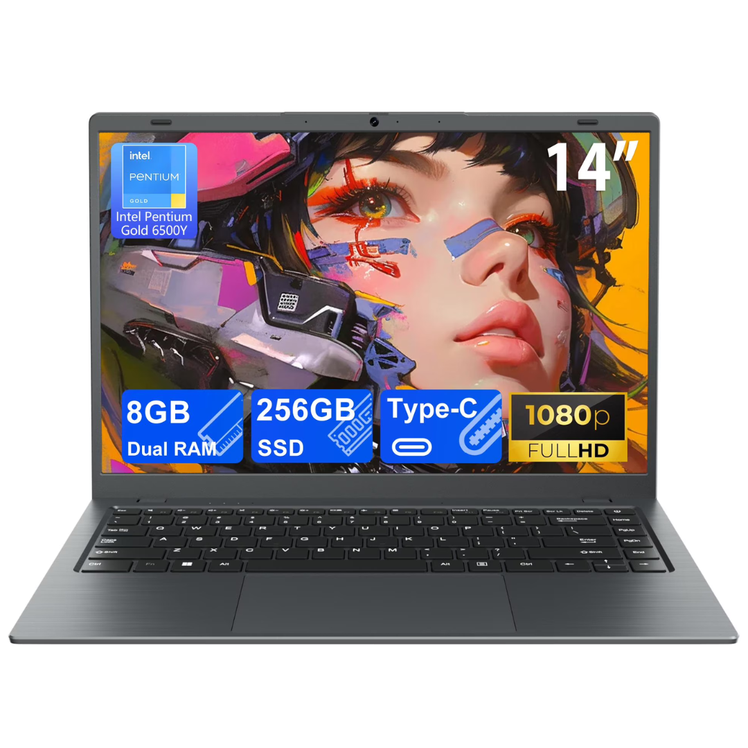 RNRUO NCS14Y8256 14" FHD Laptop (Pentium Gold 6500Y / 8GB RAM / 256GB SSD)