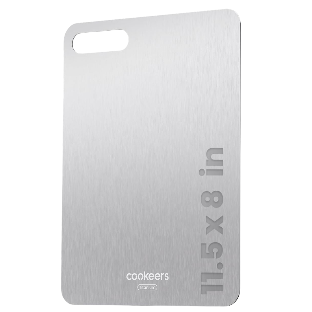 11.5" x 8" Double-Sided Pure Titanium Cutting Board