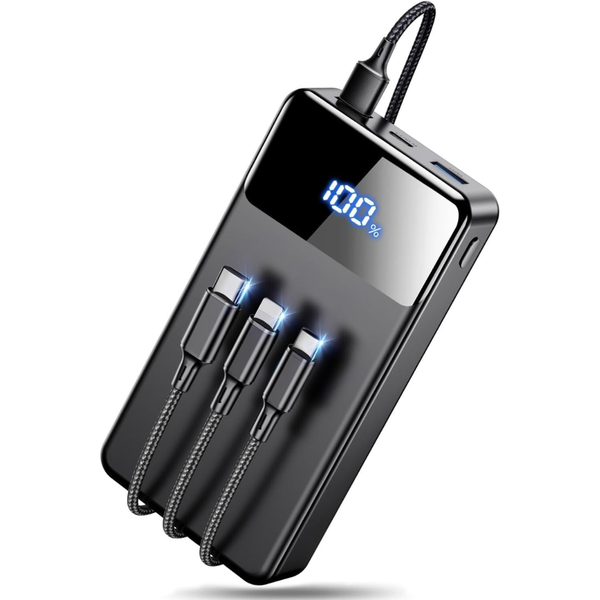 60,000mAh 22.5W Portable Power Bank with USB Cable