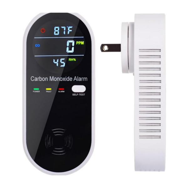 3-in-1 Carbon Monoxide Detector Plug In Wall