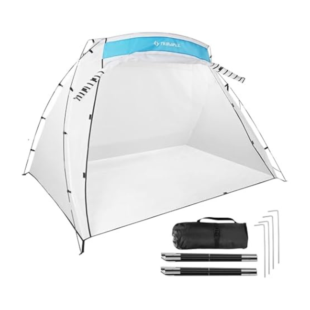 8.86 x 5.91 x 5.58ft Larger Portable Paint Booth Tent