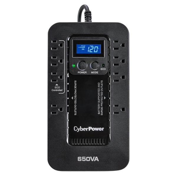 CyberPower Ecologic Battery Backup & Surge Protector UPS System