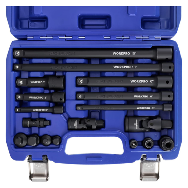 WORKPRO 18-Piece Impact Socket Extension Set