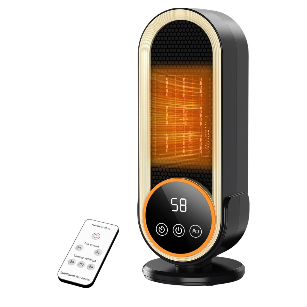 1200W PTC Ceramic Space Heaters With Display