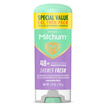 2-Pack 3.4oz Mitchum Women's Antiperspirant Deodorant Gel Stick