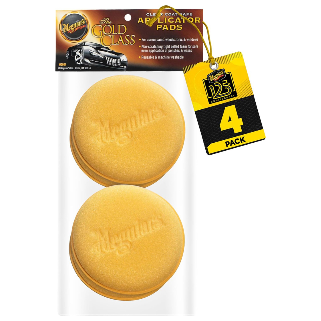 4 Count Meguiar's 4" Foam Applicator Pads