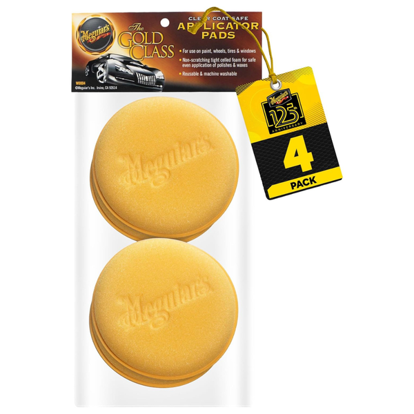 4 Count Meguiar's 4" Foam Applicator Pads
