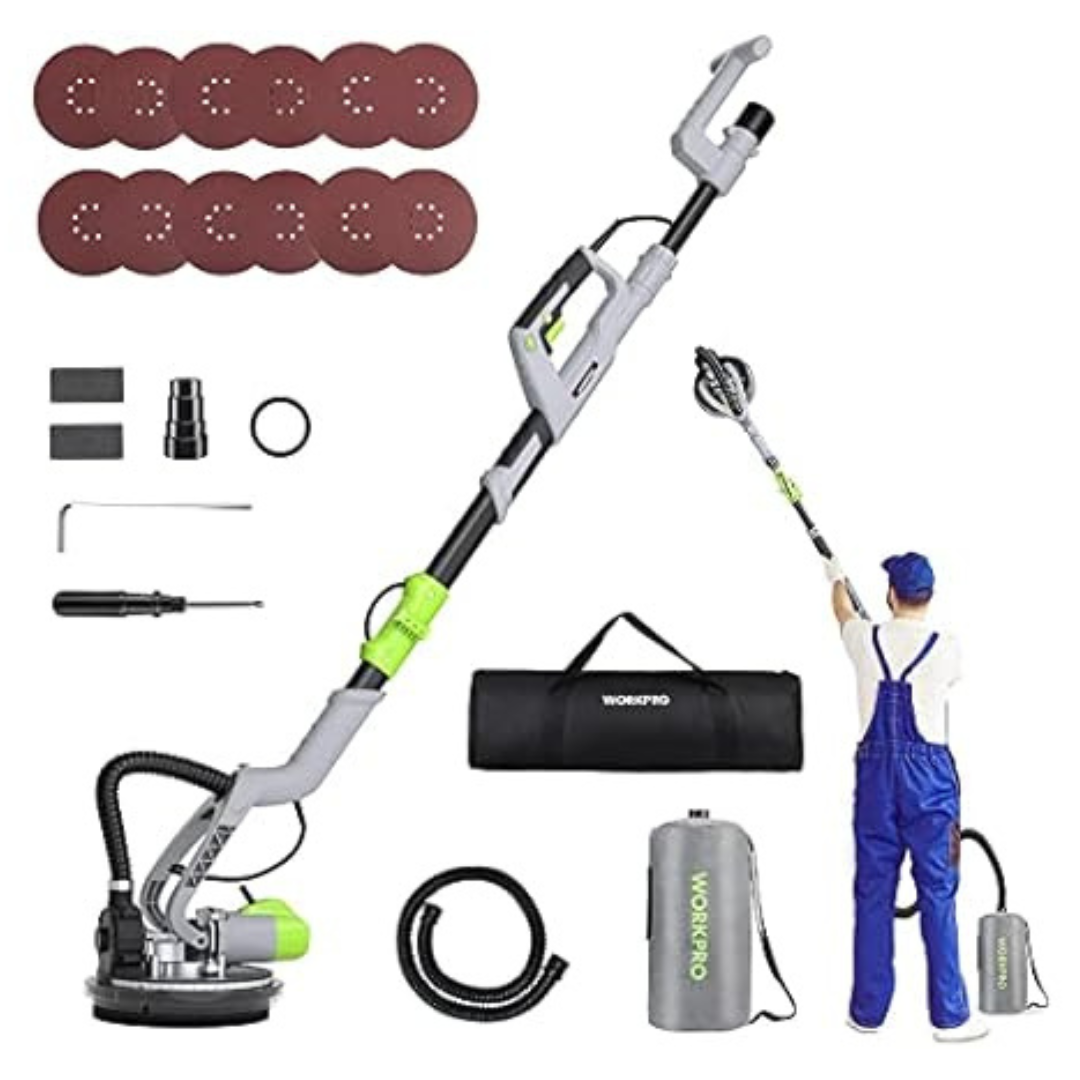 WORKPRO 720W Electric Drywall Sander With Vacuum