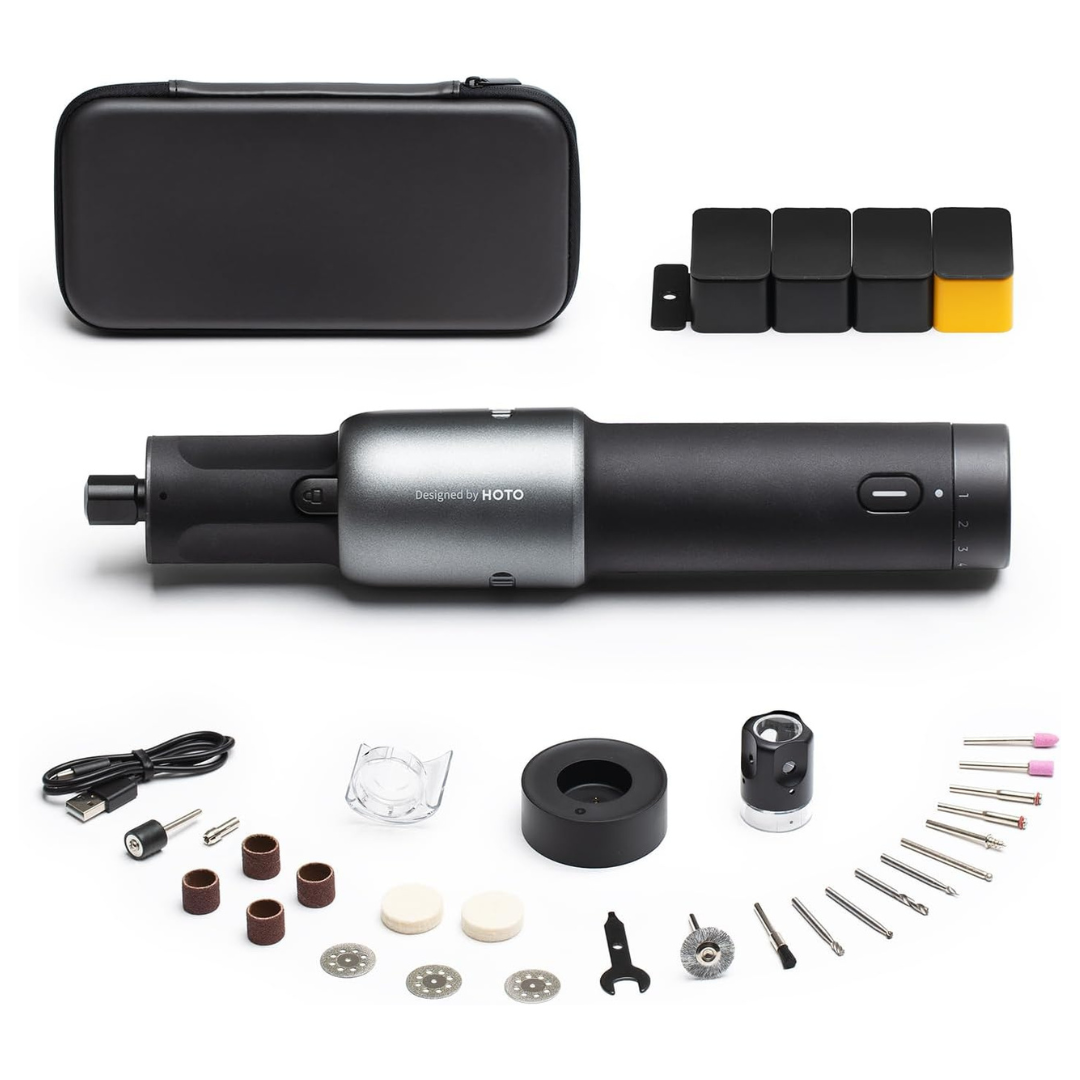 35-in-1 Cordless 5-Speed Variable Rotary Tool Kit W/ Accessories