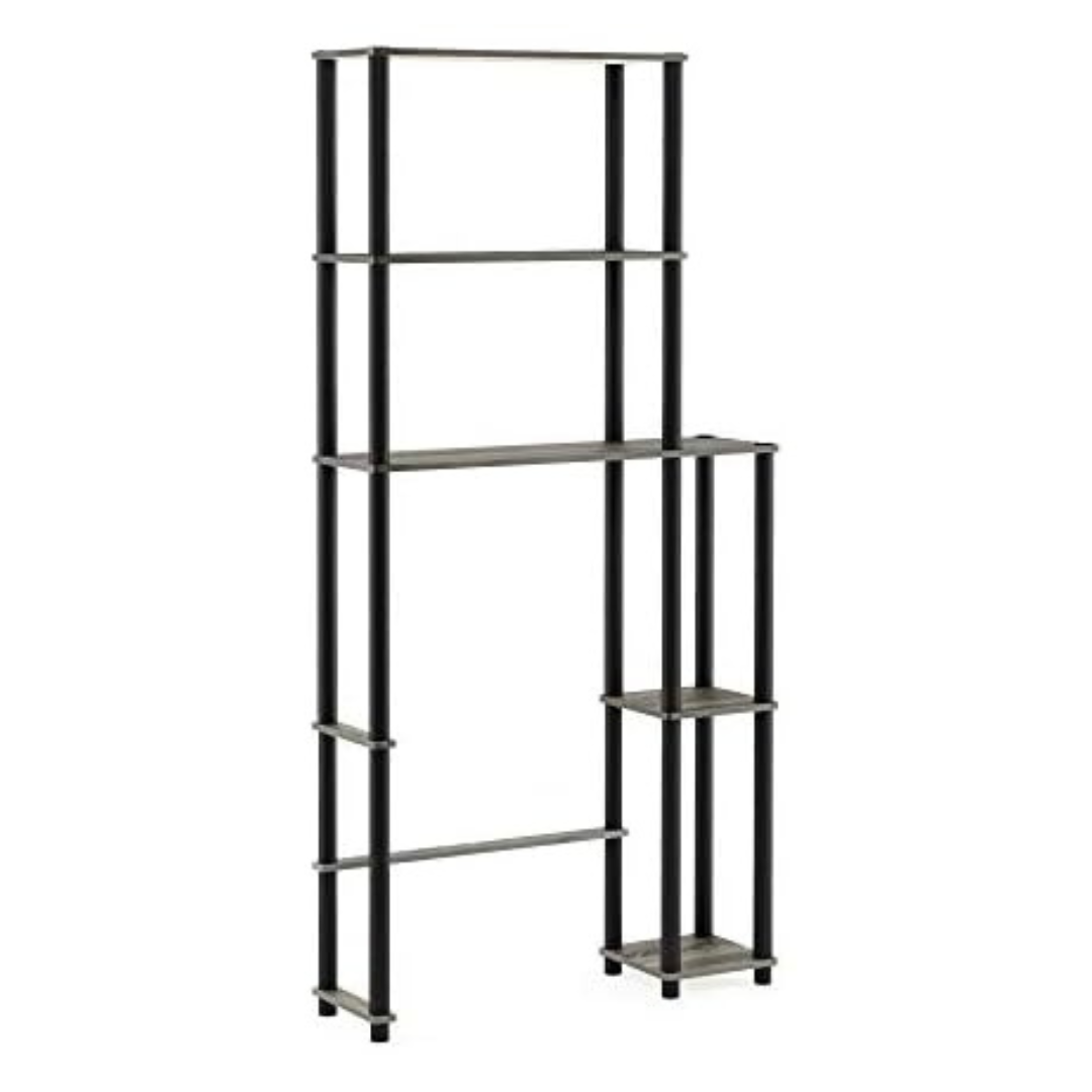 Furinno Turn-N-Tube Over-the-Toilet Storage Rack With 5 Shelves