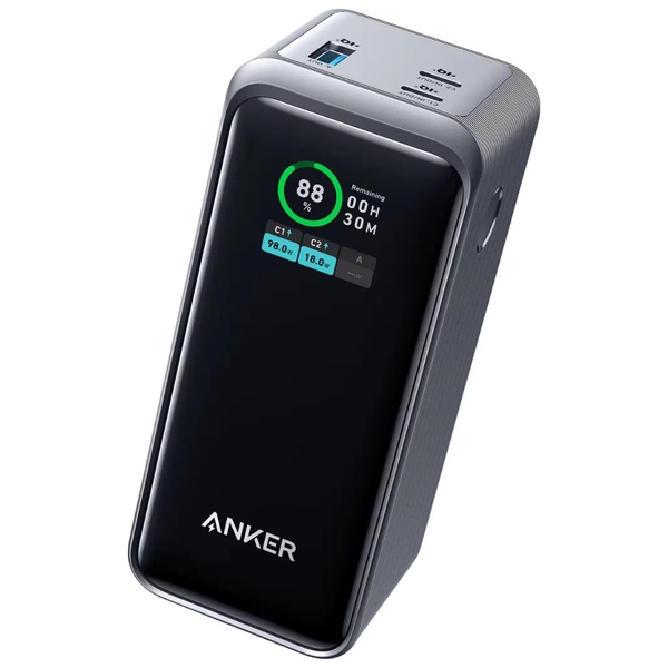 Anker Prime 20000mAh 200W Portable Power Bank W/ 2 USB-C & 1 USB-A Port