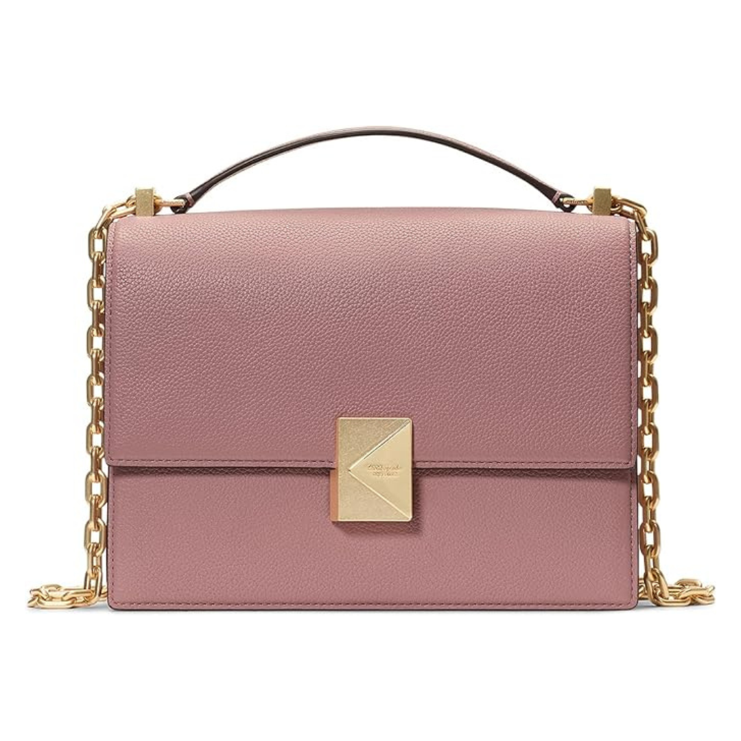 kate spade new york Deco Pebbled Leather Chain Shoulder Bag