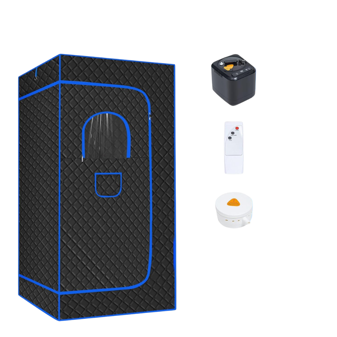 Full Body Steam Sauna W/ 3L 1200W Steamer (71" x 36" x 36")