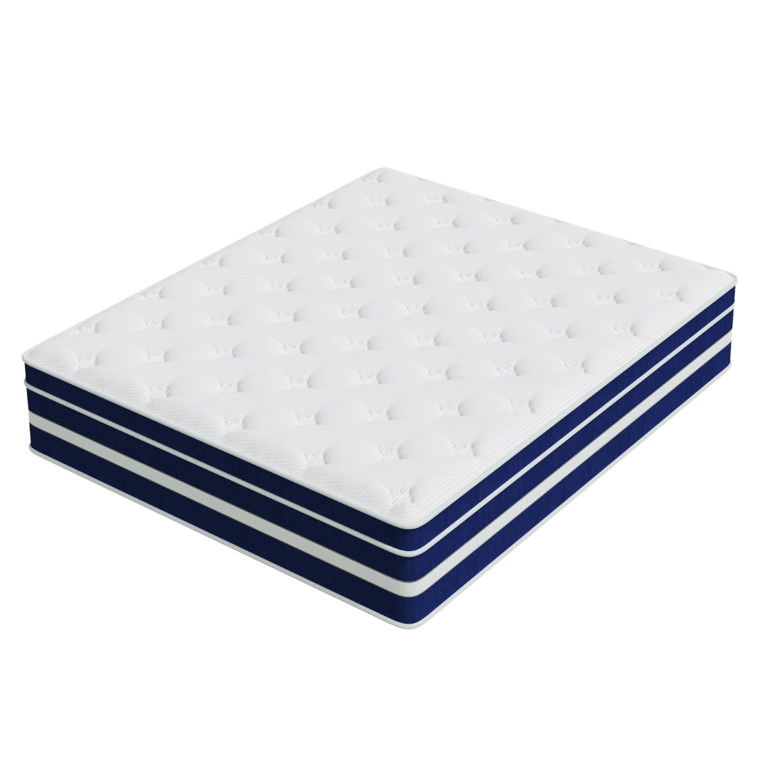 GUUKIN 12" Hybrid Medium Comfort Queen Mattress